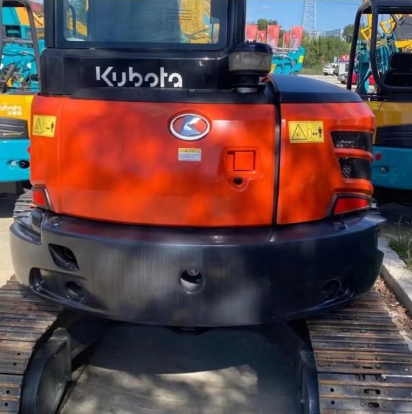 95% new Kubota KX163 excavator with swing boom and quick coupler imported from Japan on sell 6 ton mini excavator