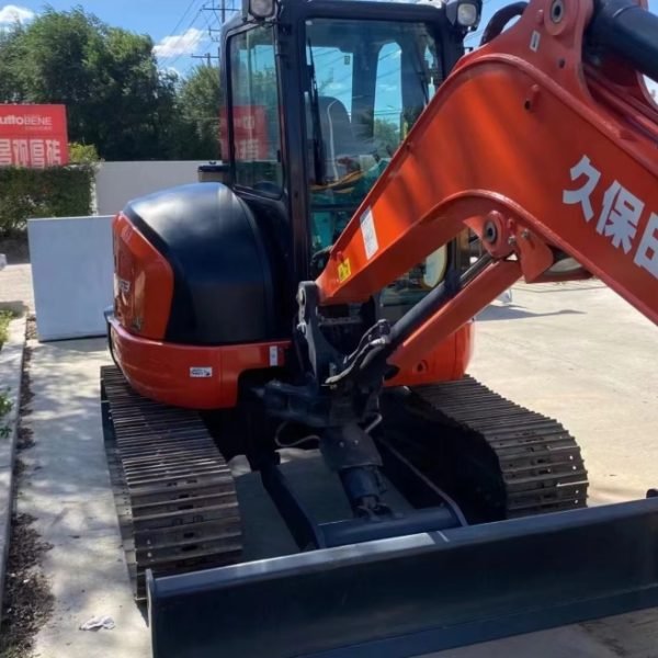 95% new Kubota KX163 excavator with swing boom and quick coupler imported from Japan on sell 6 ton mini excavator - Image 4